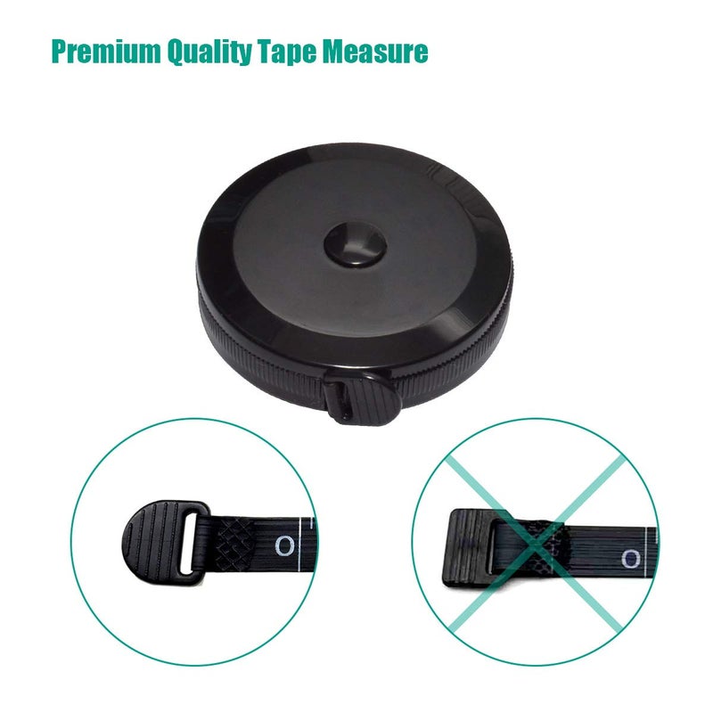 RayTour 2 Pieces Body Measuring Tapes for Body Measurement Tailor Cloth Measuring Tape - Image 2